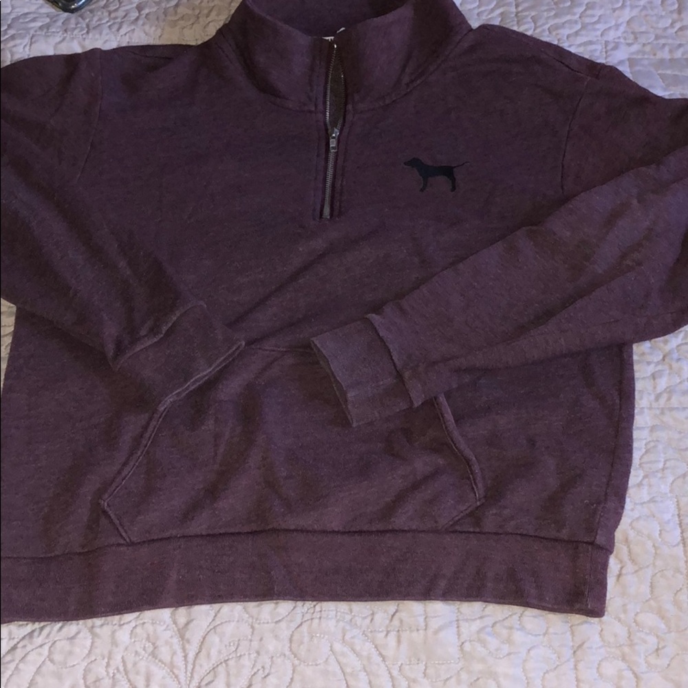 Pink half zip